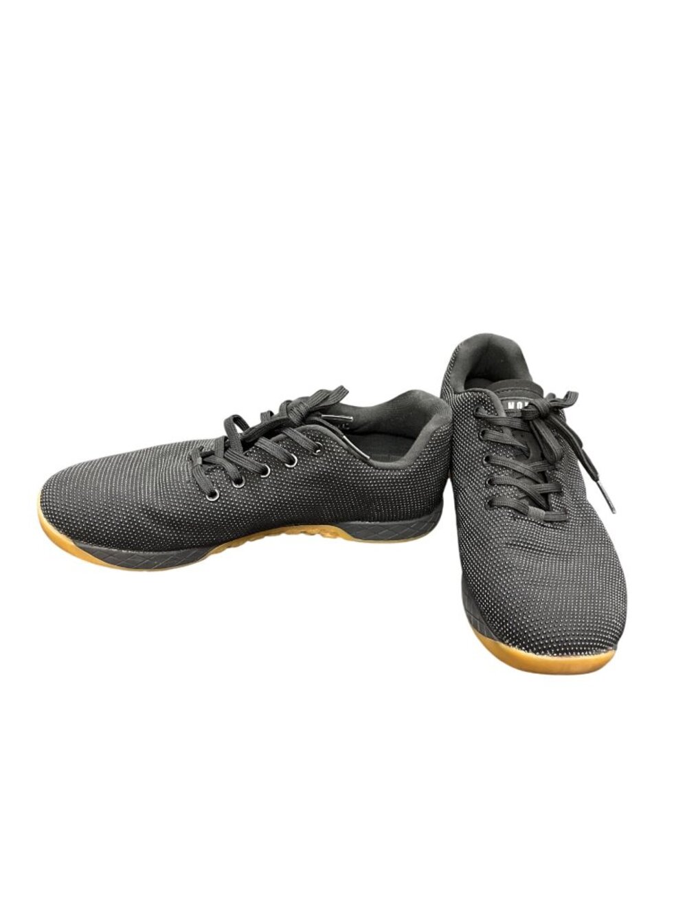 No Bull mens black fiber speckled low top sneakers sz 10 SKU 10-708